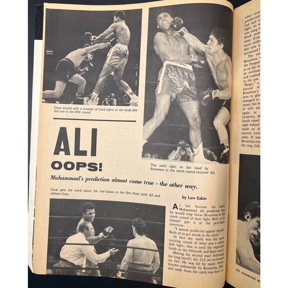 1971 Boxing Illustrated Muhammad Ali Magazine Greatest Cassius Clay Boxing - Picture 3 of 6